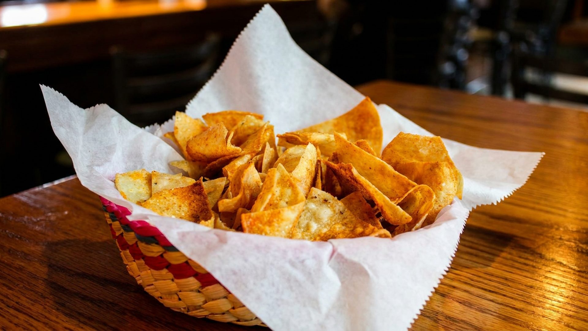 Bar seating for happy hour apps